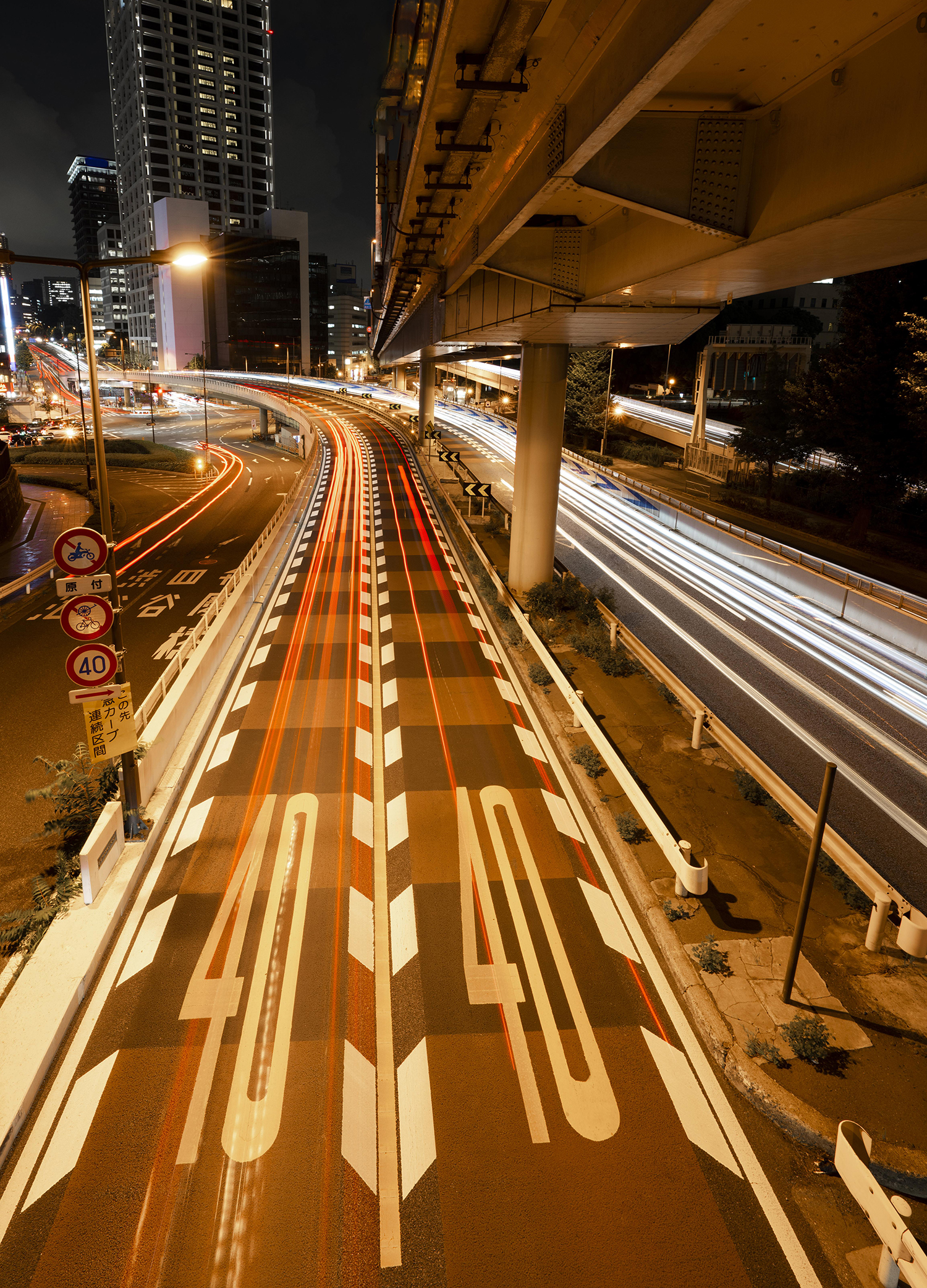 Nightlife city sparkles light streets 1